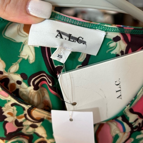 NWT A.L.C. Kiki Jersey Floral Minidress - Picture 6 of 12